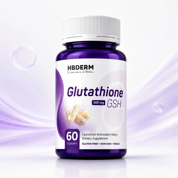HBDERM Glutathione GSH 500 mg supplement